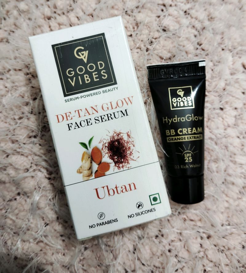 Good Vibes Detan Glow Serum And Bb Cream