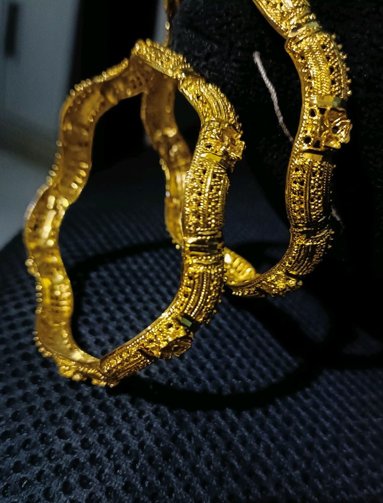 Kundan Gold Plated Bangles For Women