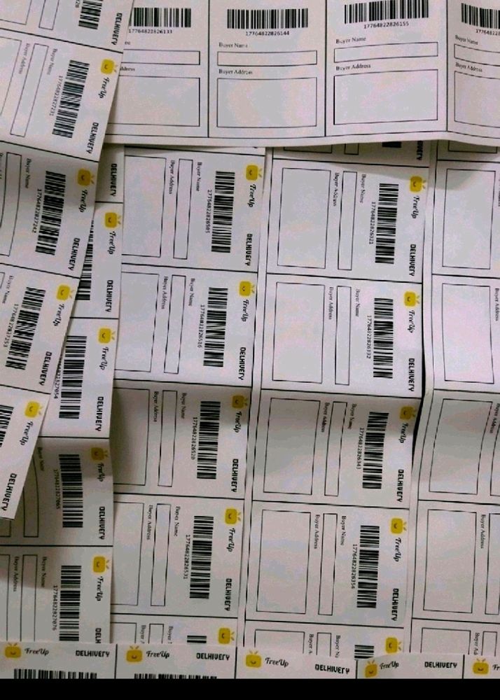 30 Sticky Shipping Labels