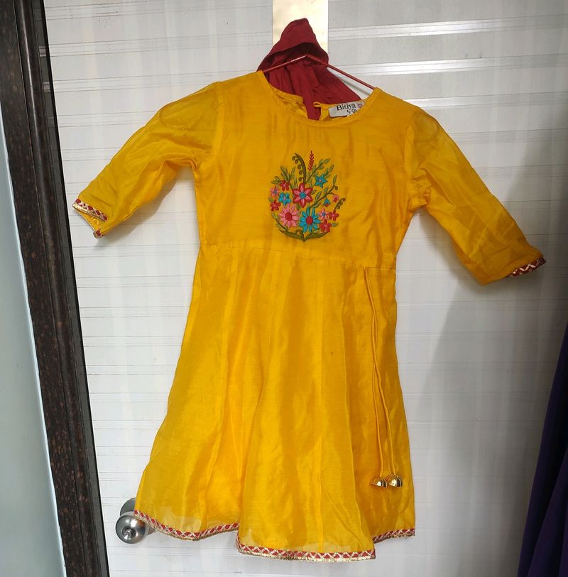 Bitiya By Bhama Kids Kurta Set