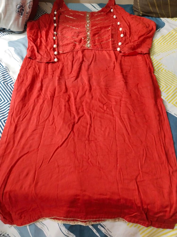 Party Wear Kurti Set