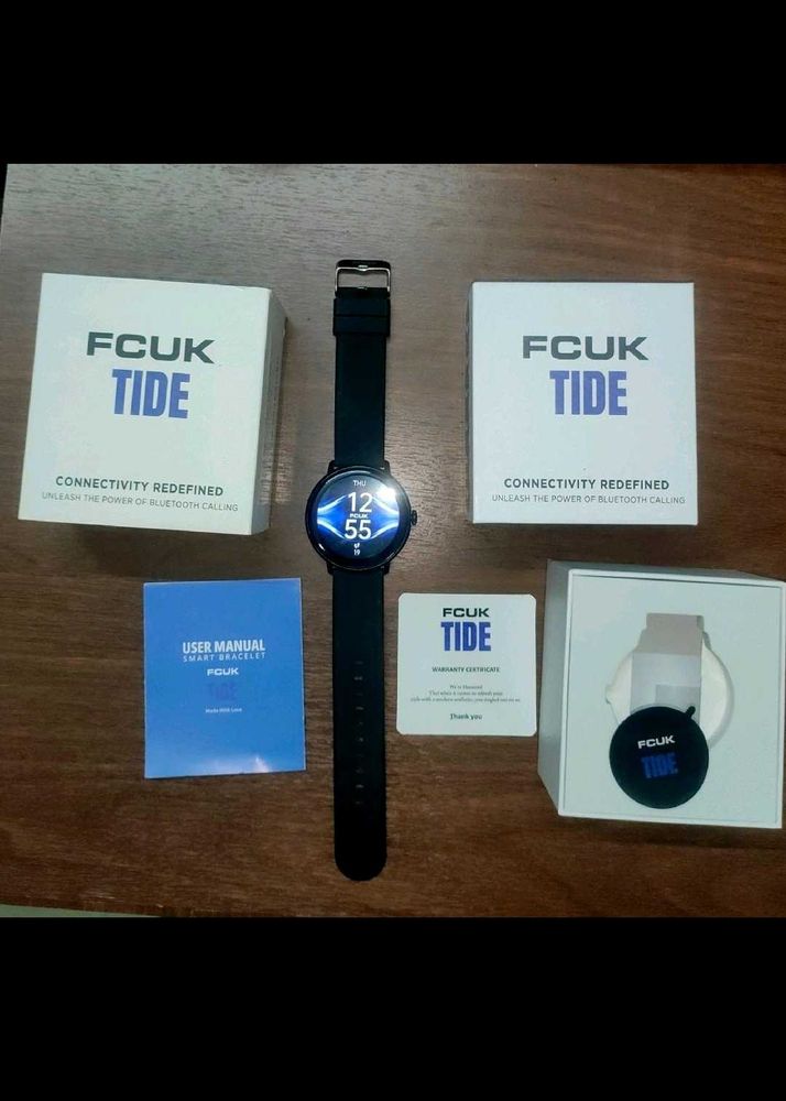 Fcuk Smart Watch With Bluetooth Calling Speaker