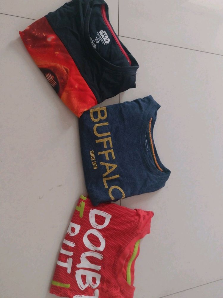 Set Of 3 T Shirt For 9-10 Years