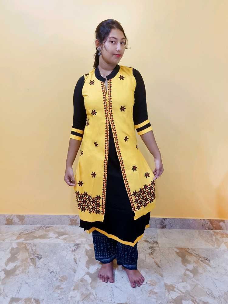 Kurti with Jacket Dress