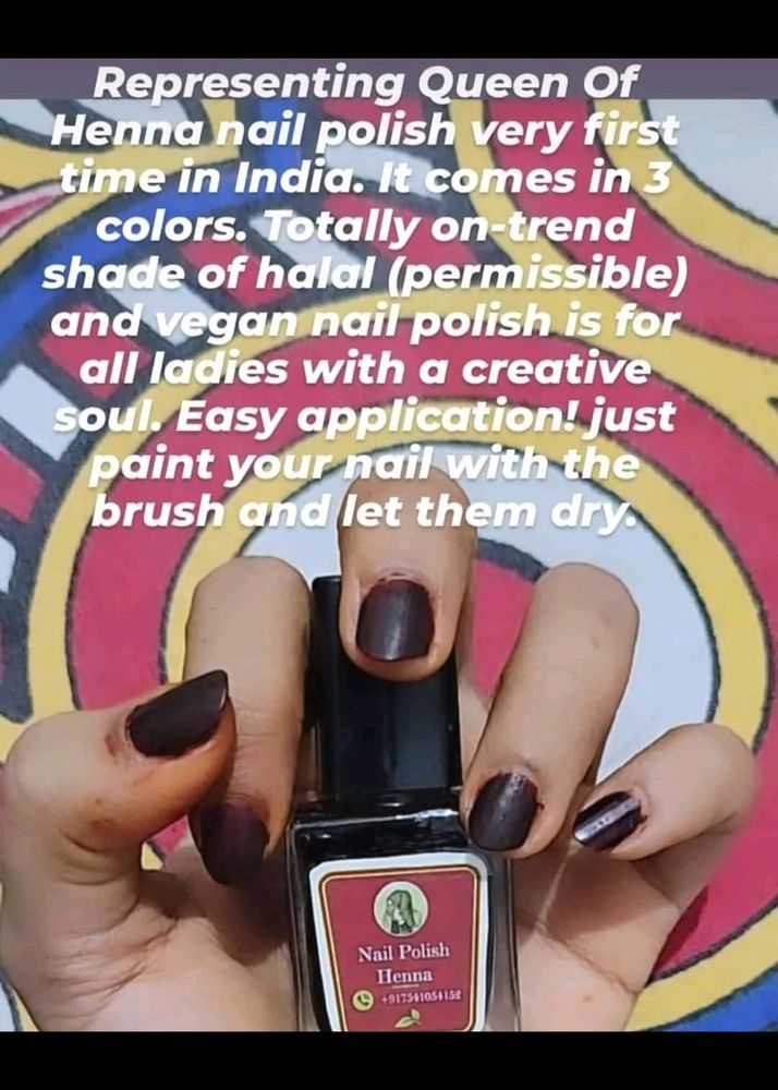 Halal Henna Nail Polish