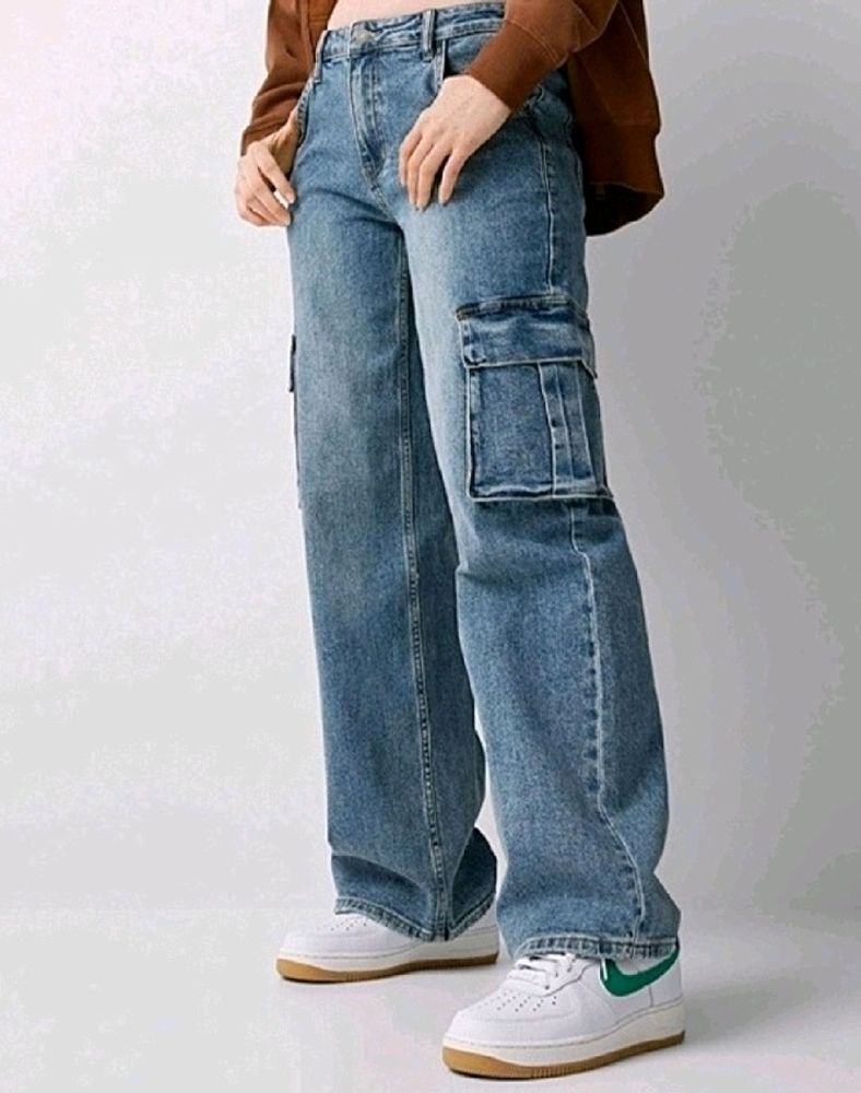 Urbanic Cargo Fit Jeans (with POCKETS)