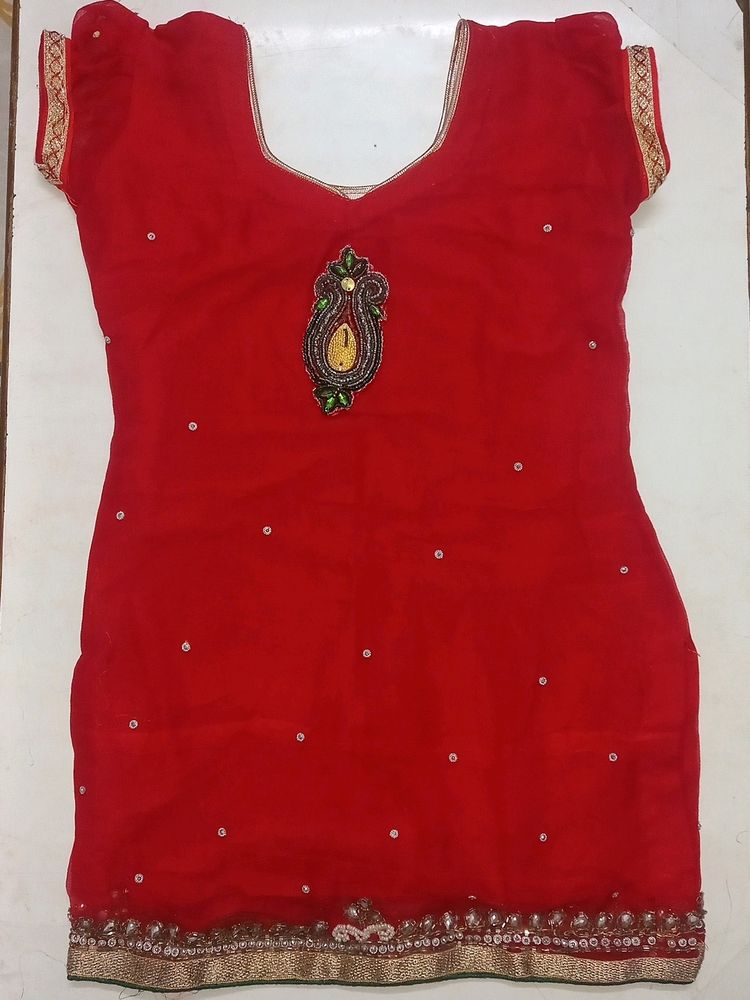 ♥️ RED KURTI FOR GIRLS UPTO 4 YEARS