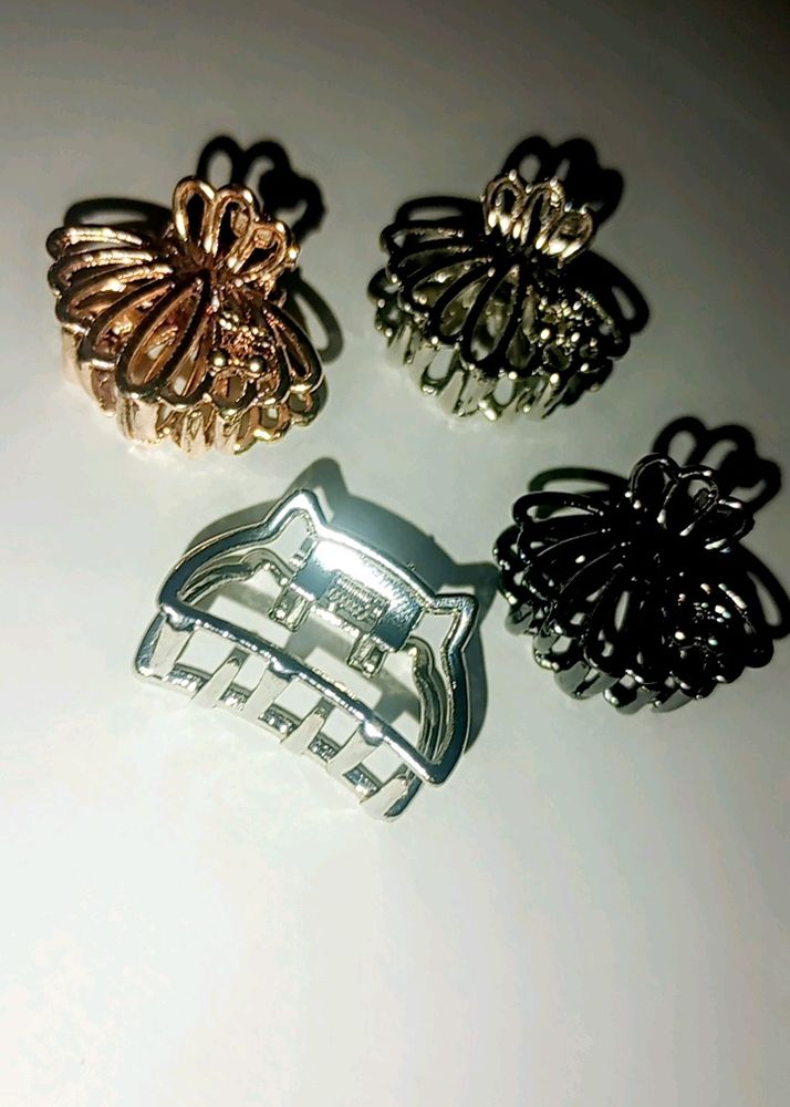 Small Trendy Metal Claw Clips