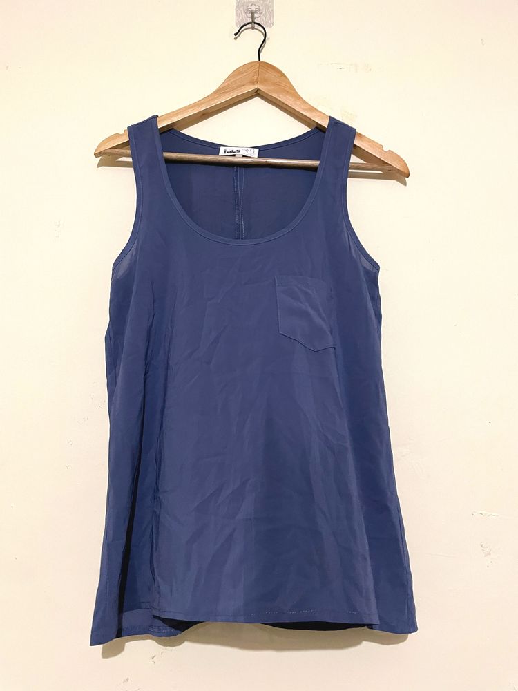 Blue Tank Top By I.D.S