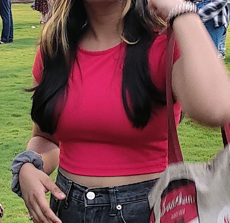 Red Crop Top