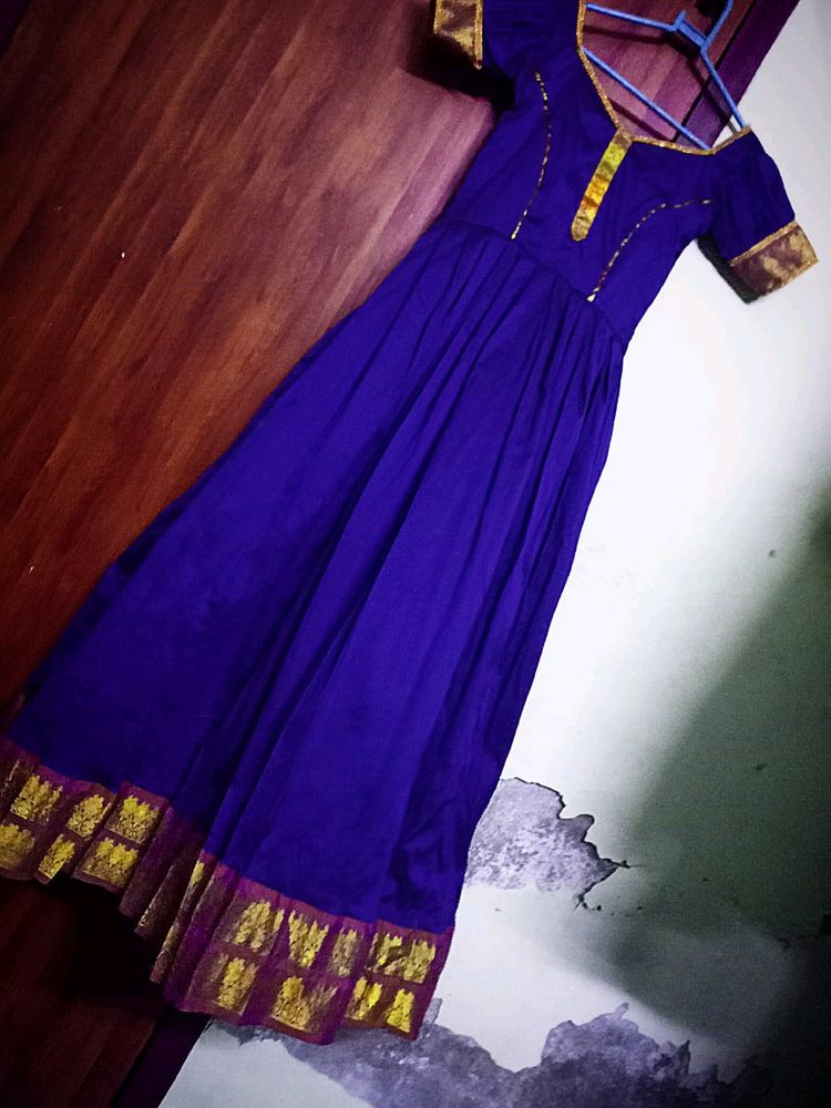 New Silk Anarkali with Dupatta 🎉🎉💙