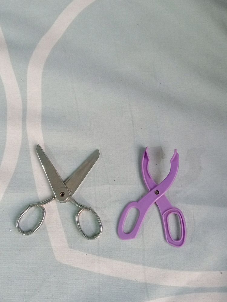 2 Toy Scissors For Kids