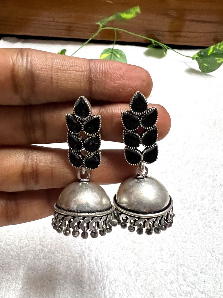 New Leaf Jhumkas