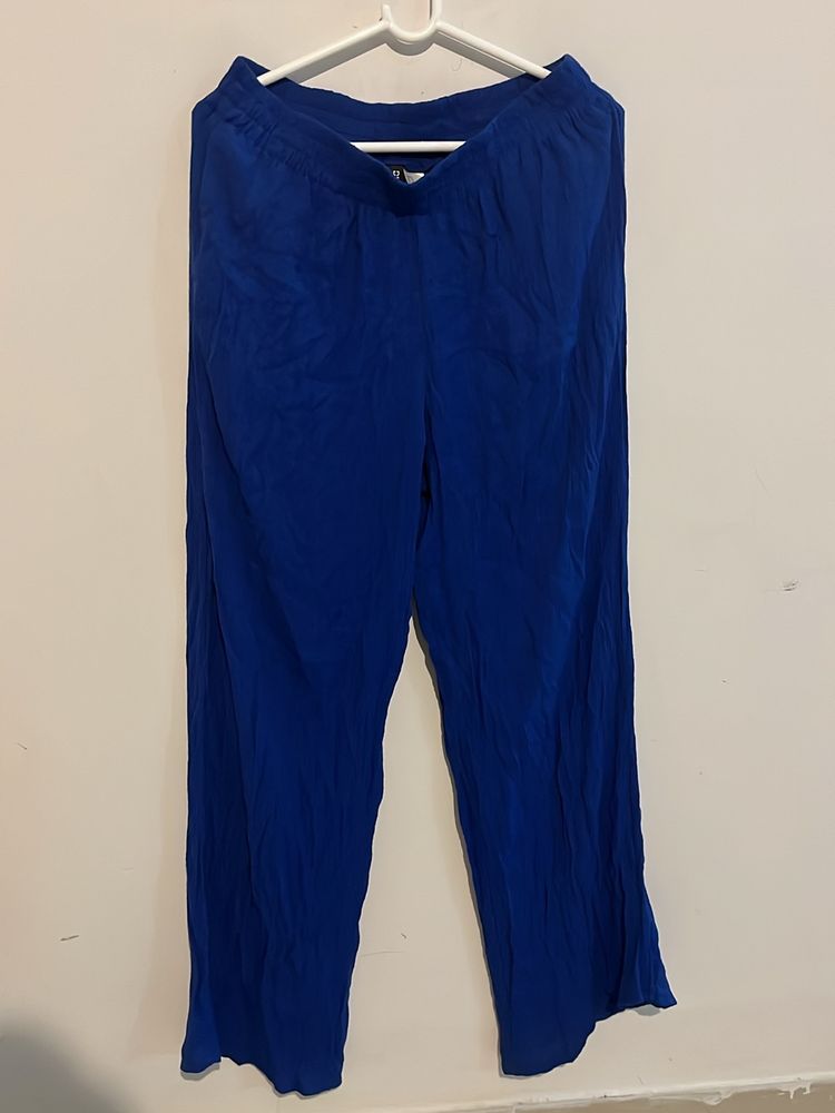 H&M Navy Blue Trouser With Pockets