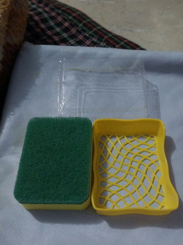 Utensils Cleanser Scrub+sponge