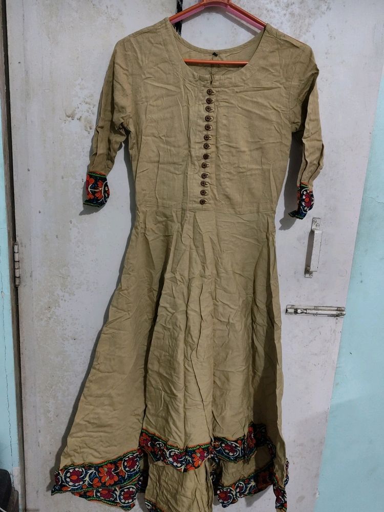 Multicolour Anarkali For Navaratri