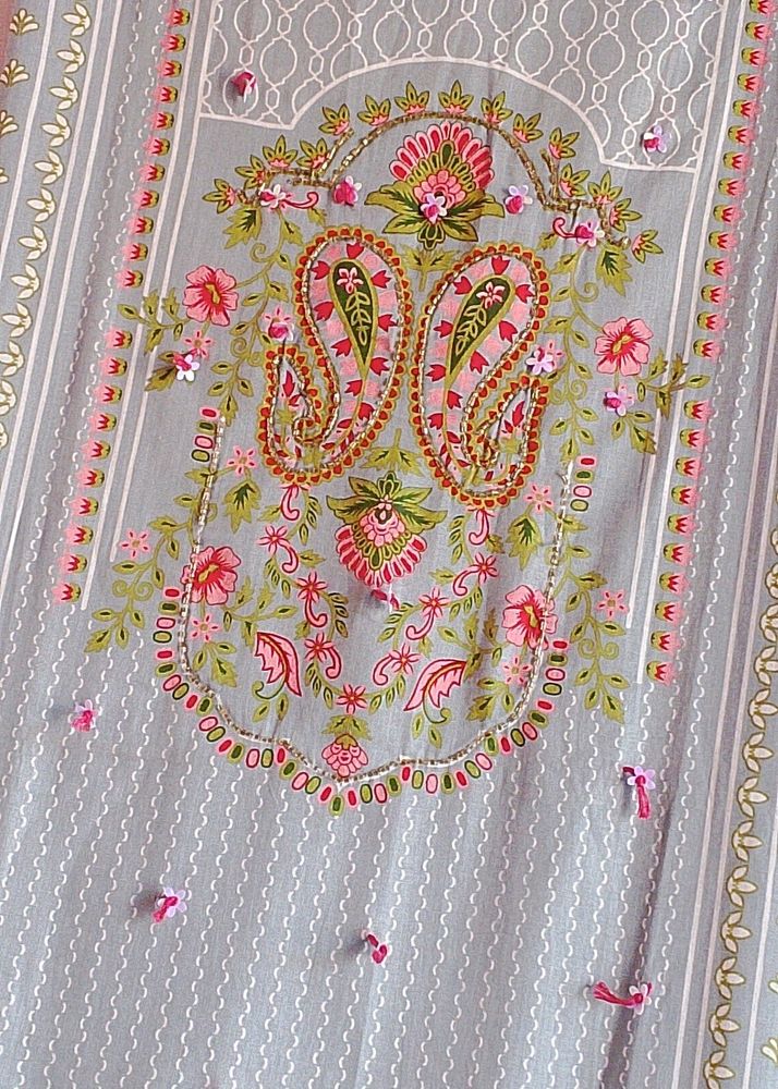 Suit With Printed Dupatta