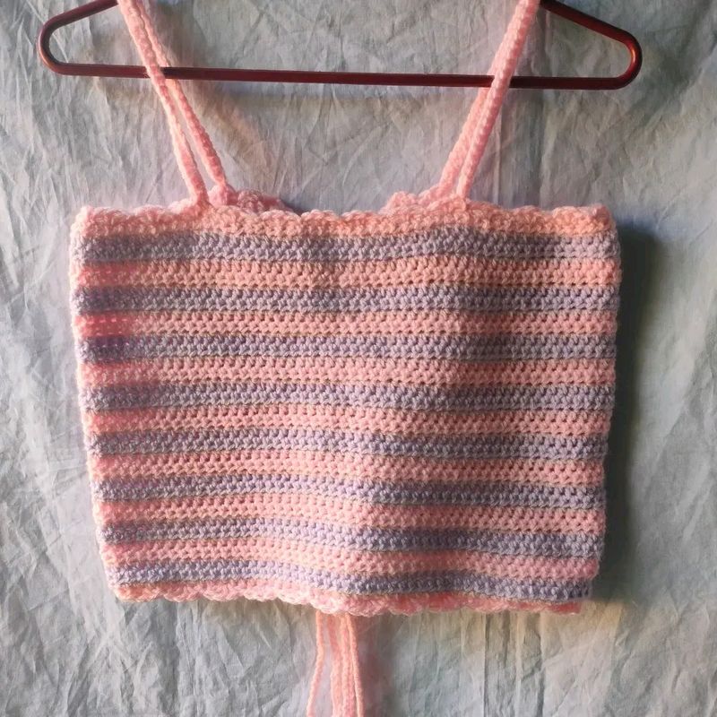 Hand Made Crochet Crop Top