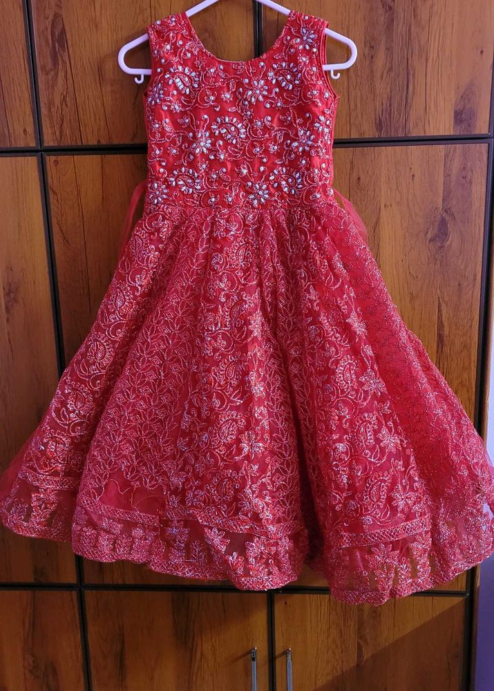 Beautiful Red Frock (Size 26)