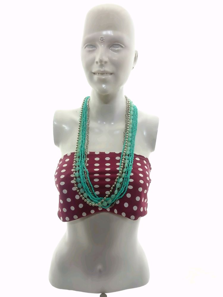 Beautiful Handmade Glass Beads Necklace