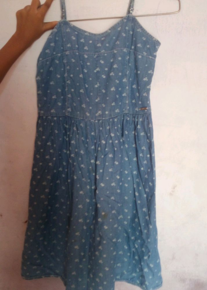 Blue Denim Frock