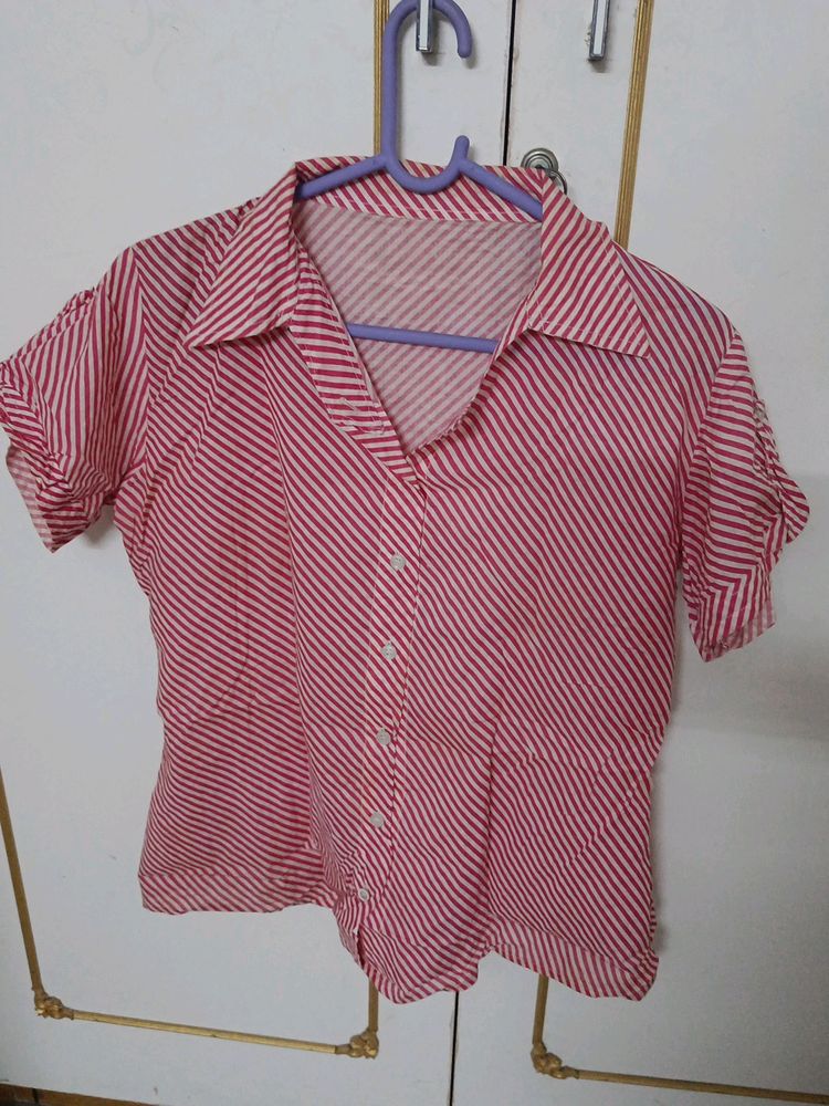 Pink Formal Shirt