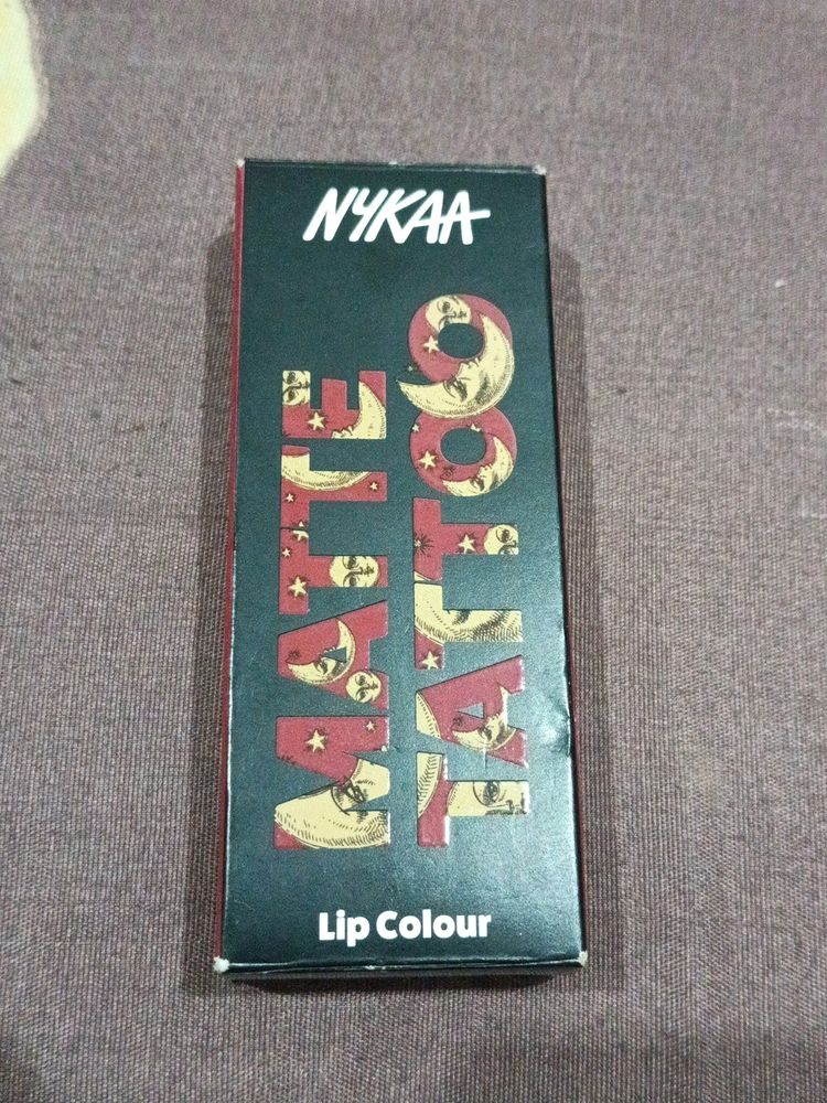 Nykaa  Matte Tattoo Wine Lip Colour