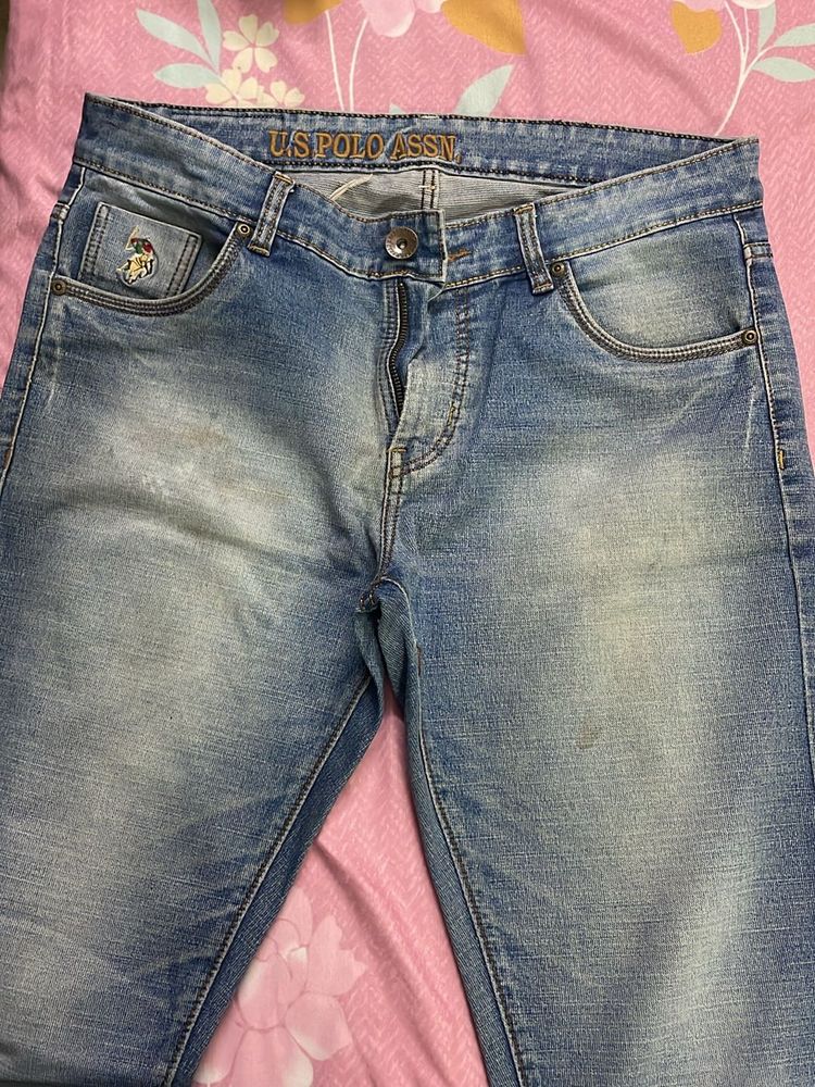 USPA Blue Denim Jeans Originals