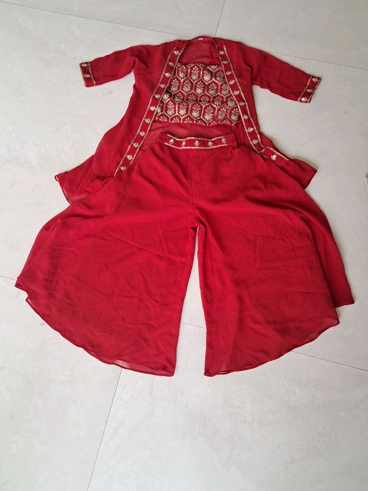 Lehanga And Blouse For Cute Kids