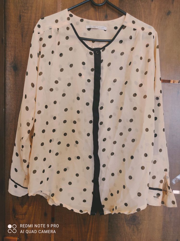 Beautiful Shirt With Polka dot