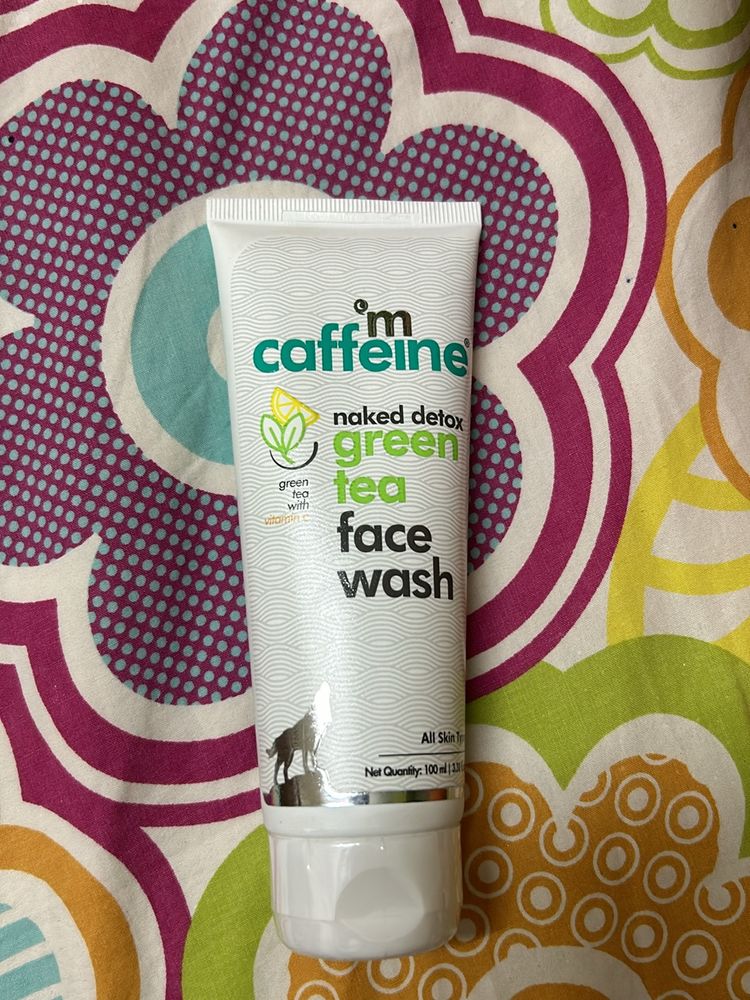 MCaffeine GreenTea Facewash Sealed .