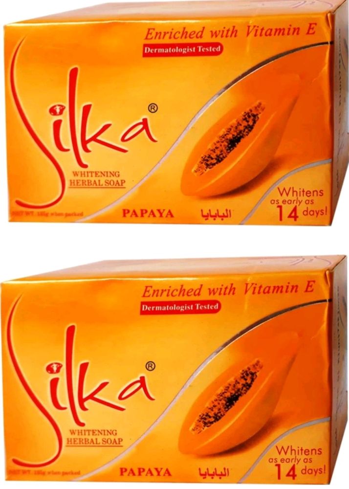 Silka  Whitening Papaya Soap Pack Of 2