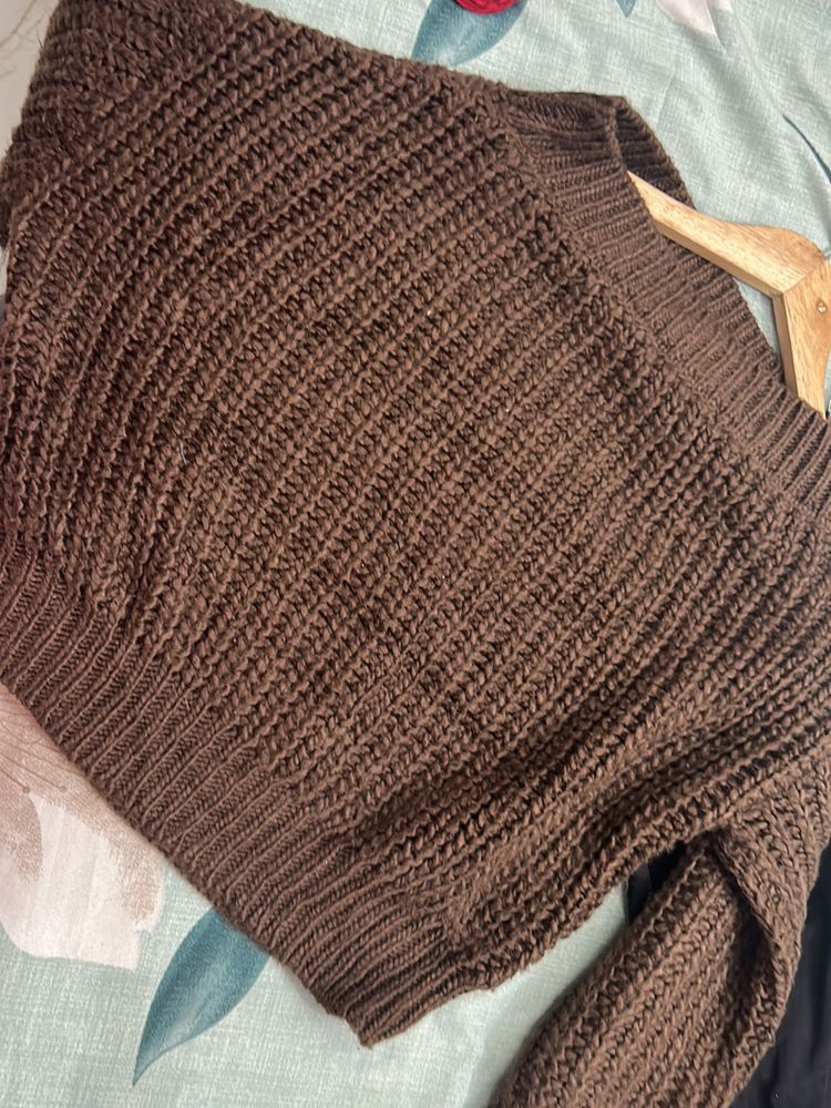 Wool Brown Sweater