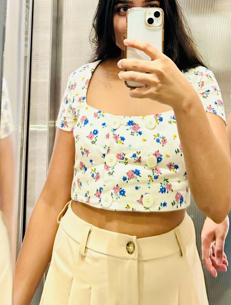 Brand New Zara Floral Top