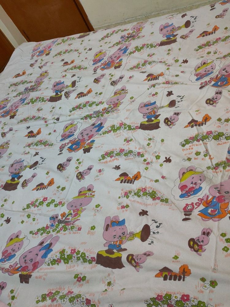 Kids Print Bedsheet Full Size