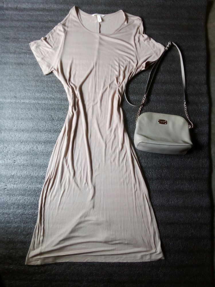 Combo Of Sling Bag N HnM Tshirt Dress