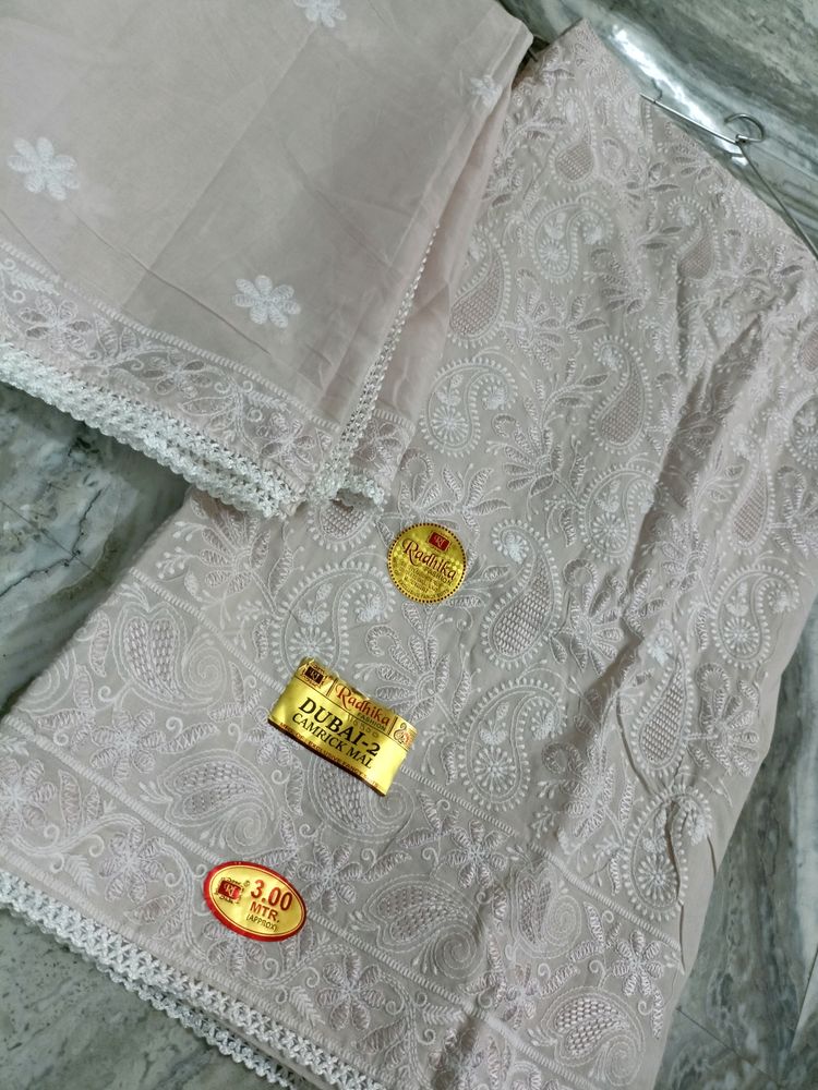 Premium Chickankari Unstitched Suit