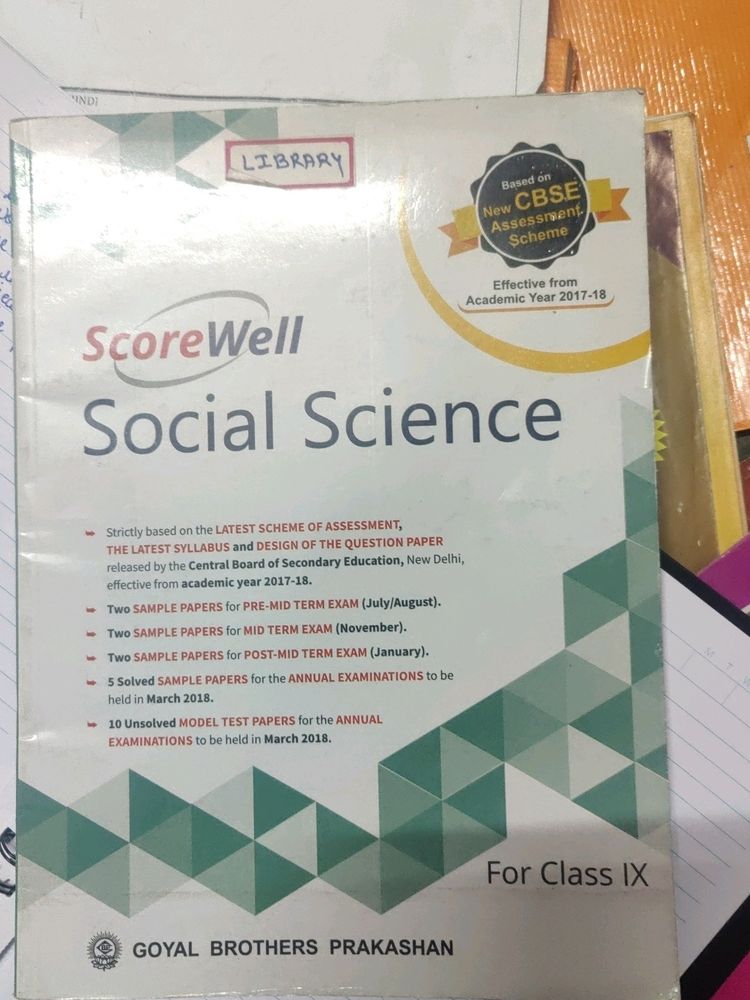 Class 9 Social Science Reference Books