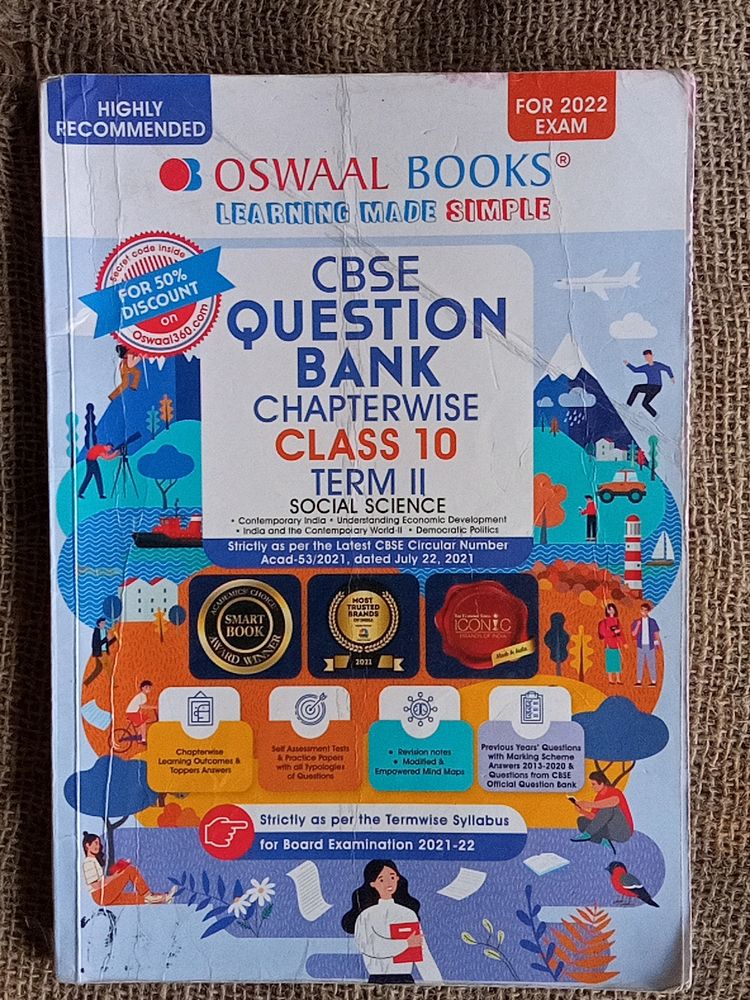 CBSE book Class 10 Subject S.s Question Bank