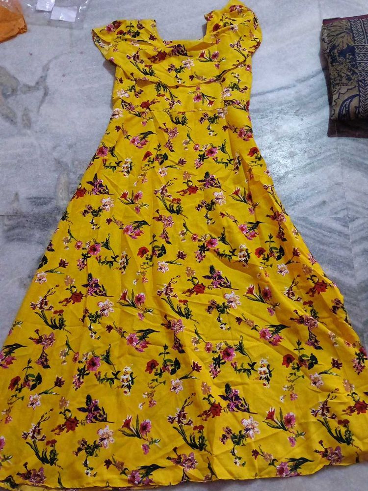 Printed Gown