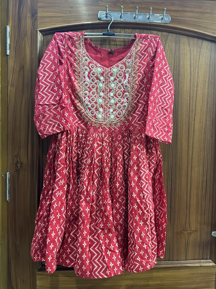 Women Kurti Sharara With Duppatta