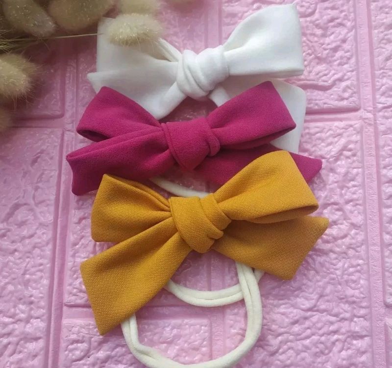 Hair Bow Nylon Headband