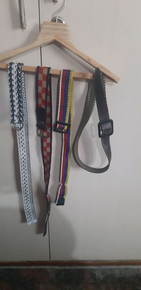 combo of 4 belts  new never used and t shirt