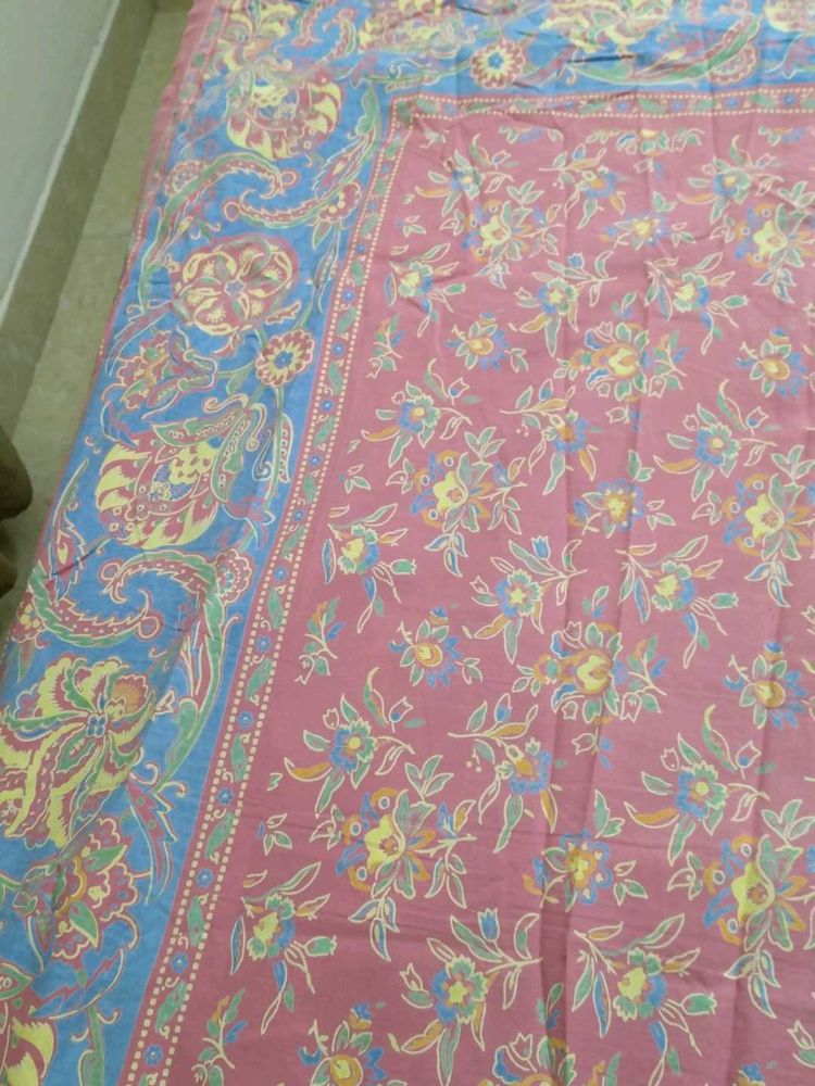 Beautiful Flower Print Single bed Sheet