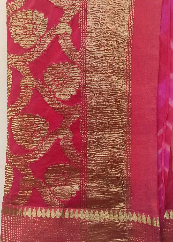 Red Festive Wear Saree