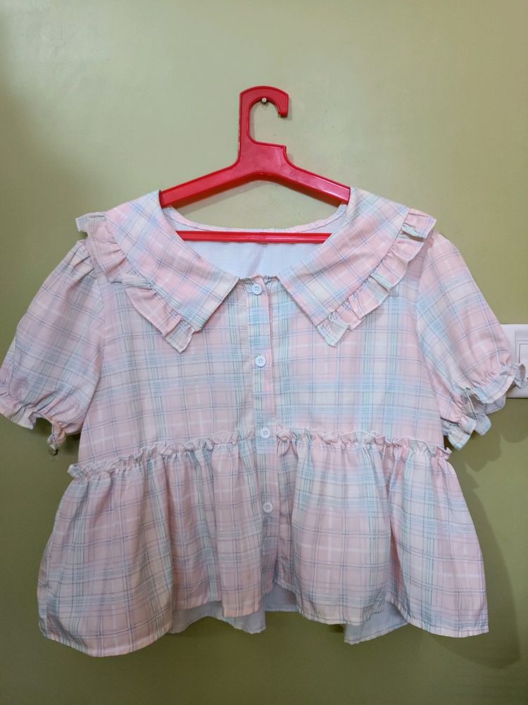 Savana Pink Blouse Top