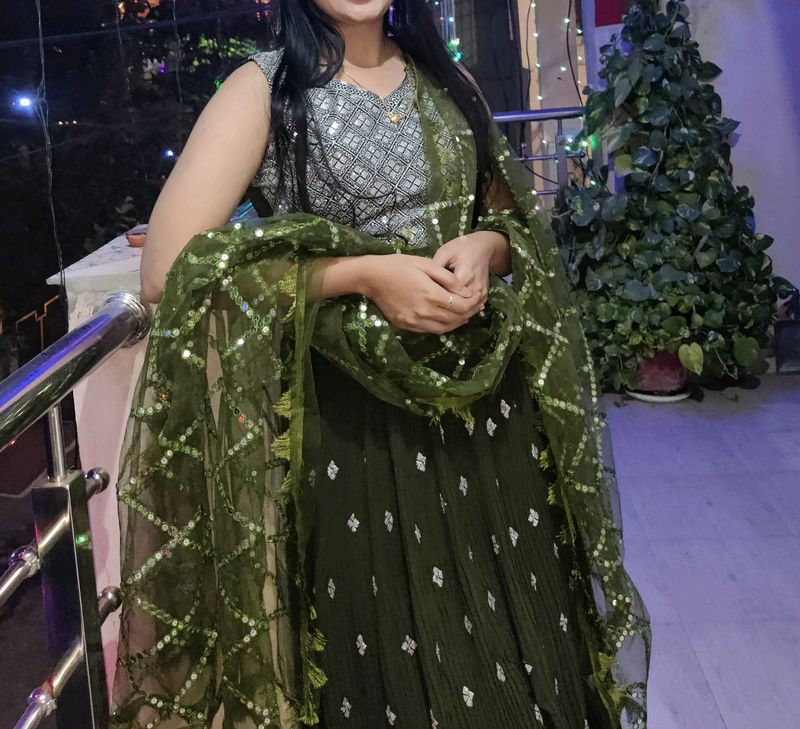 Green Lehenga 💚