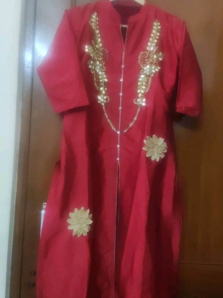 Sherwani Style Kurta Front Open