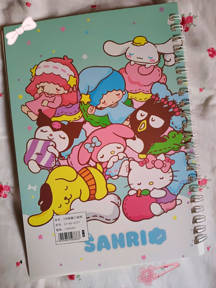 COMBO Sanrio Two Notebooks,Mikkonotepad,Sharpner