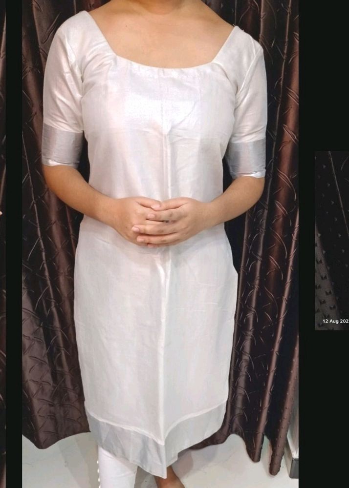 Kurtha With Zip At The Back